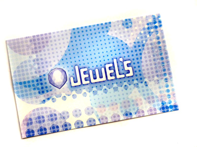 jewel'sでピアスを購入するとカードがついてくる